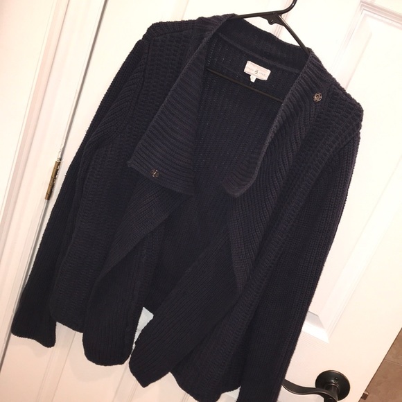 Lou & Grey navy sweater/cardigan - Picture 2 of 4